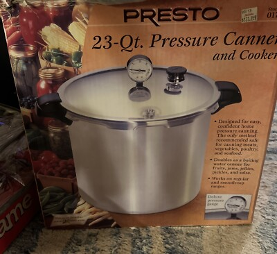 #ad Presto 01781 23 Quart Capacity Pressure Cooker Canning Vessel $49.00