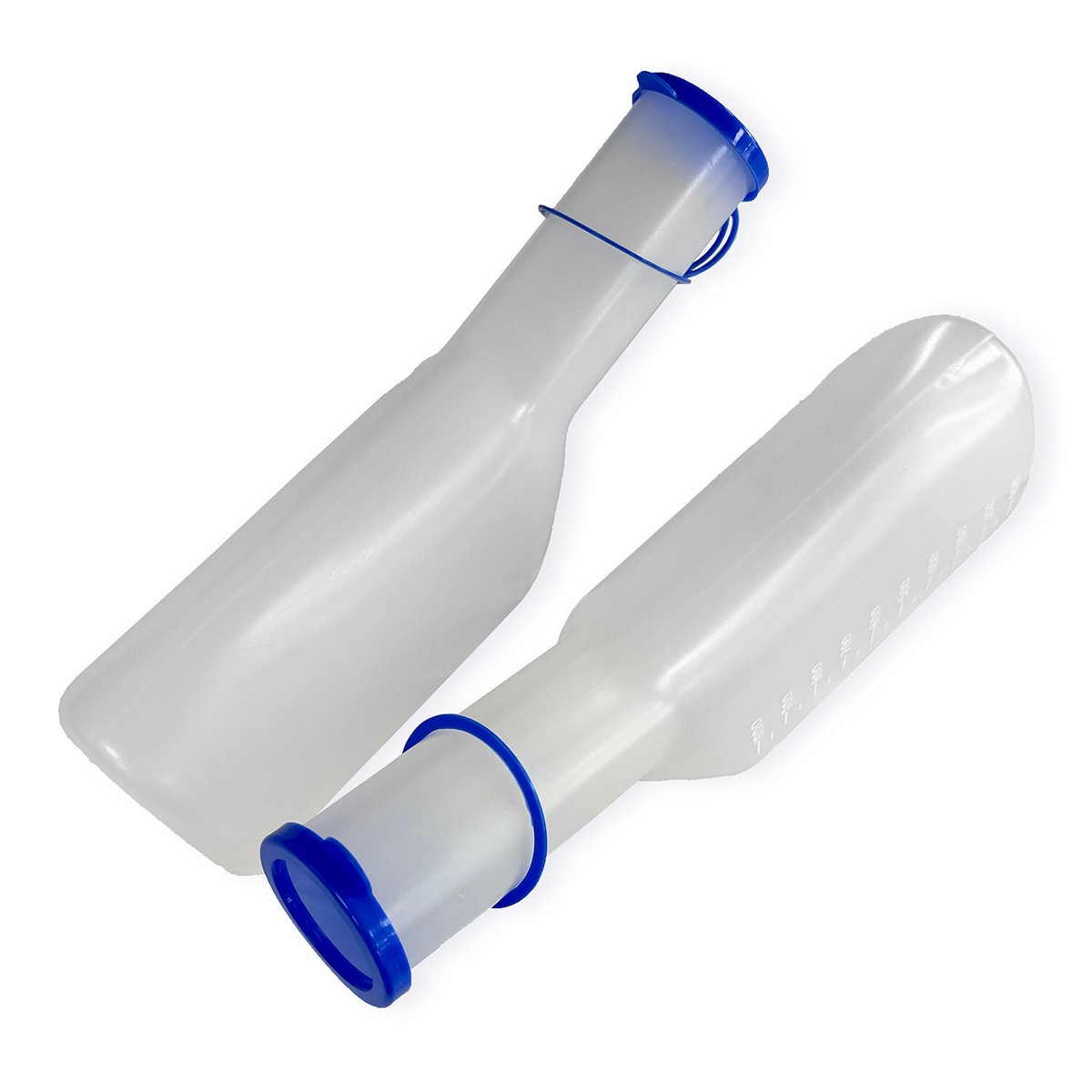 MedVance- Urinals For Men 1000ml With Glow In The Dark Spill Proof Pop Cap Lid, Plastic Pee Bottles For Men, Male Urinals, Pee Container Men, Portable