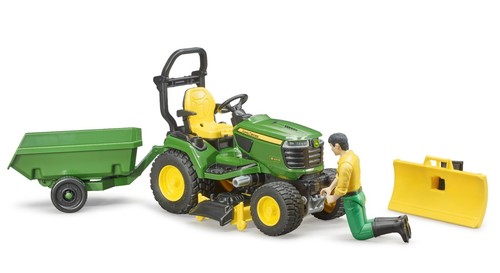 Bruder Spielzeug 62104 Traktor John Deere Rasentraktor