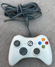 USED! NO BOX! XBOX 360 CONTROLLER WIRED - GOOD CONDITION! - NO USB ADAPTER