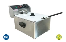 6L Countertop Electric Deep Fryer NSF