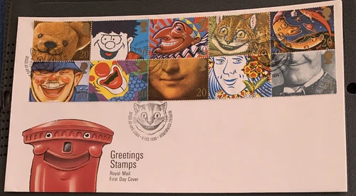 Great Britain FDC 1990 Greetings Stamps