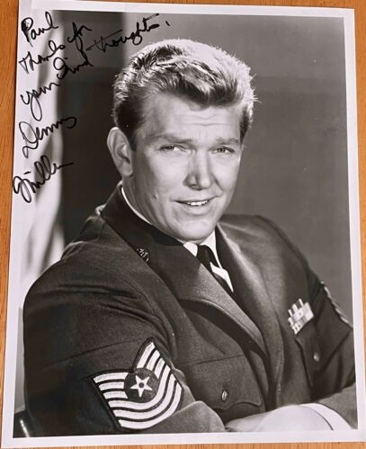 “Duke Shannon” Wagon Train Actor Denny Miller Autograph Photo