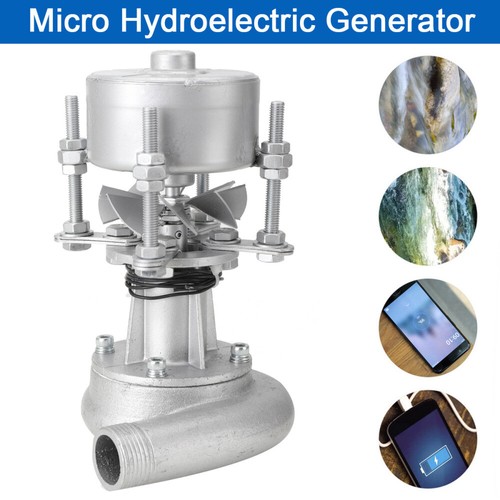Micro Hydroelectric Generator Hydro Power Station Water Turbine Generator 500W - Imagen 5 de 13