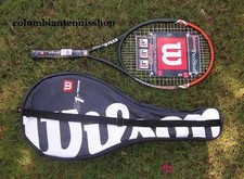 New Wilson HPS 6.5 Hyper Pro Staff 6.5 110 OS strung racket 1/4 3/8 Save on 2