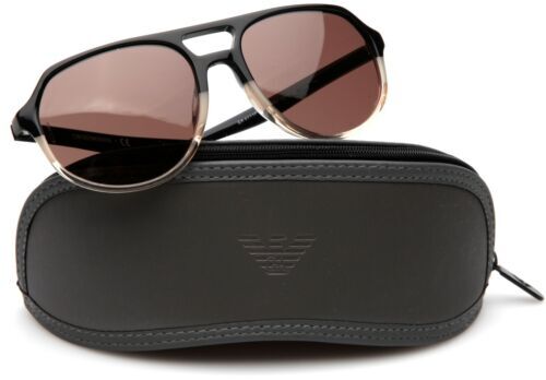 EMPORIO ARMANI EA4260 631373 Shiny Black Brown Men's 55 mm