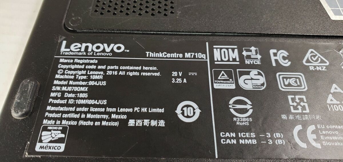 Lenovo ThinkCentre IQ2X0IH M710q M910q tiny4 Motherboard Lenovo ThinkCentre IQ2X0IH M710q M910q tiny4 Motherboard