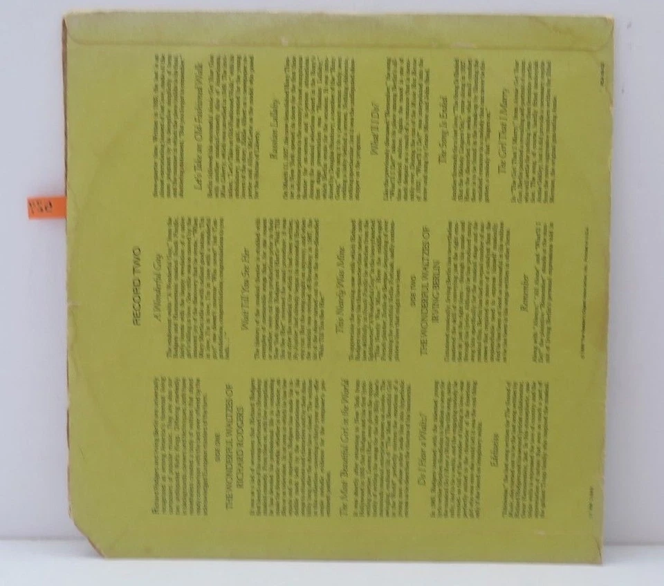 TWO HEARTS IN 3/4 TIME/ Norman Percival and his Orchestra RM 11843 LP VINYL - Image 2 of 4