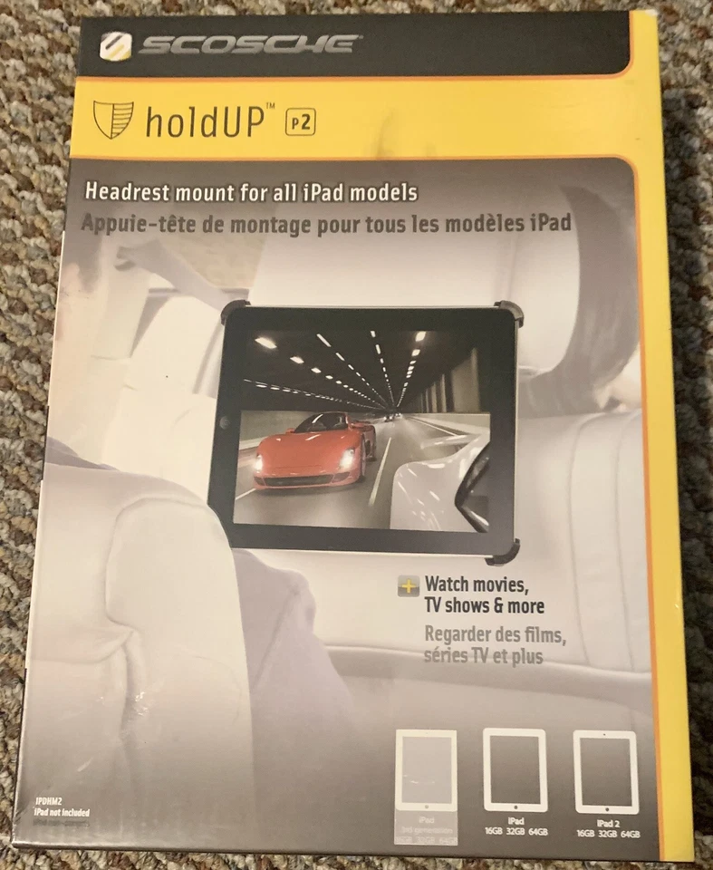 Scosche holdUP Headrest Mount for Apple iPad 1, 2, 3 or 4 - Image 2 of 4