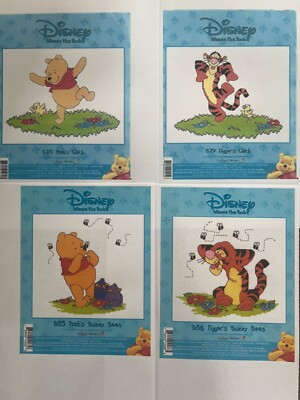 B78 B79 B85 B86 Winnie Puuh & Freunde Portraits X Stich MUSTER (keine Bausätze)