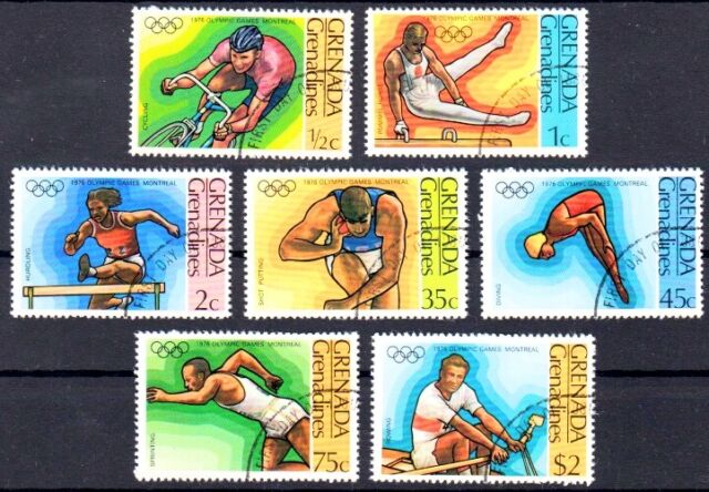 Grenada/Grenadinen 193-199 gestempelt / o / Olympische Spiele Montreal Grenada/Grenadinen 193-199 gestempelt / o / Olympische Spiele Montreal