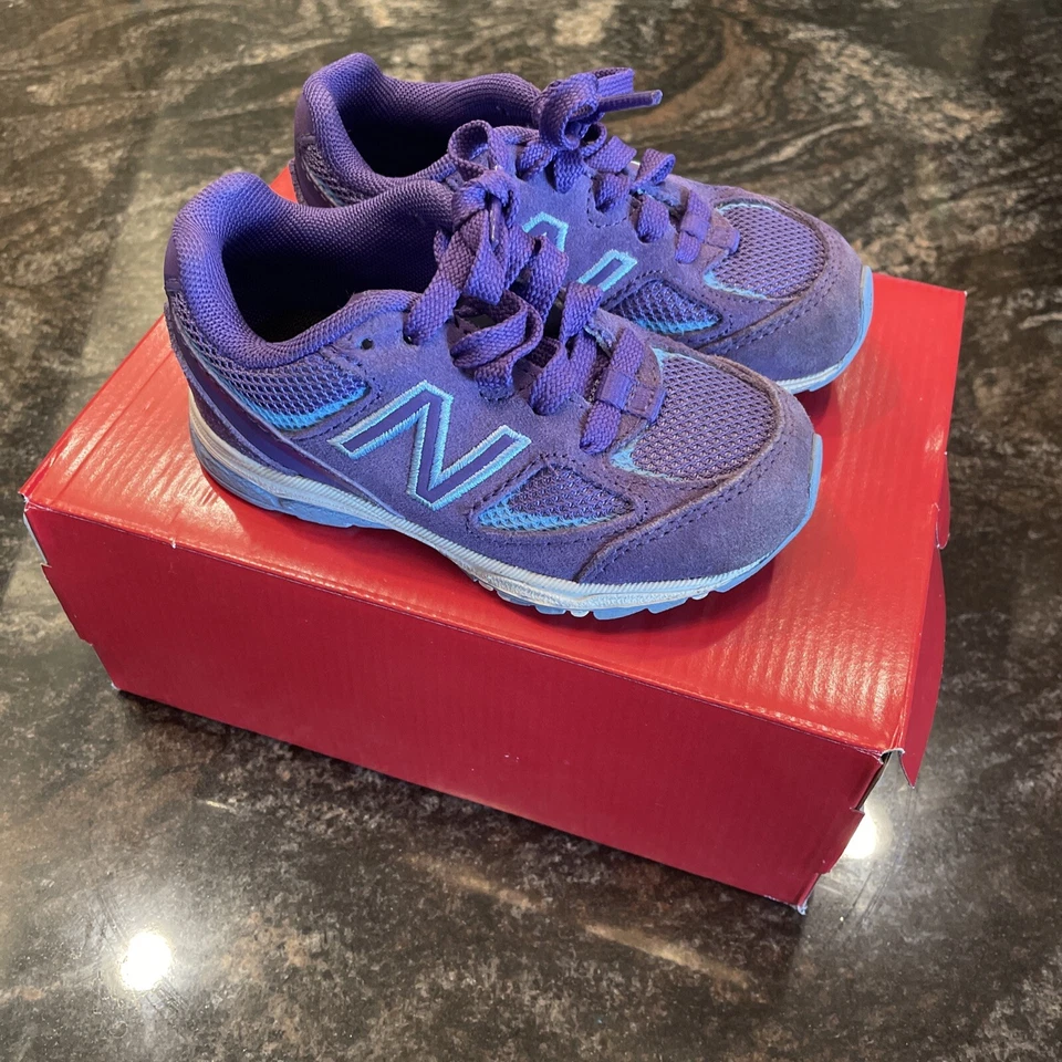 New Balance Unisex-Niño 888 V2 Zapato para Correr con Cordones, Púrpura Prisma, Talla T 6/12 Foto 3 de 4