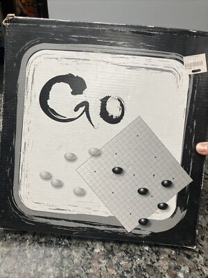 WE Games Wooden GO Game - 12 Inch Board Complete Pieces