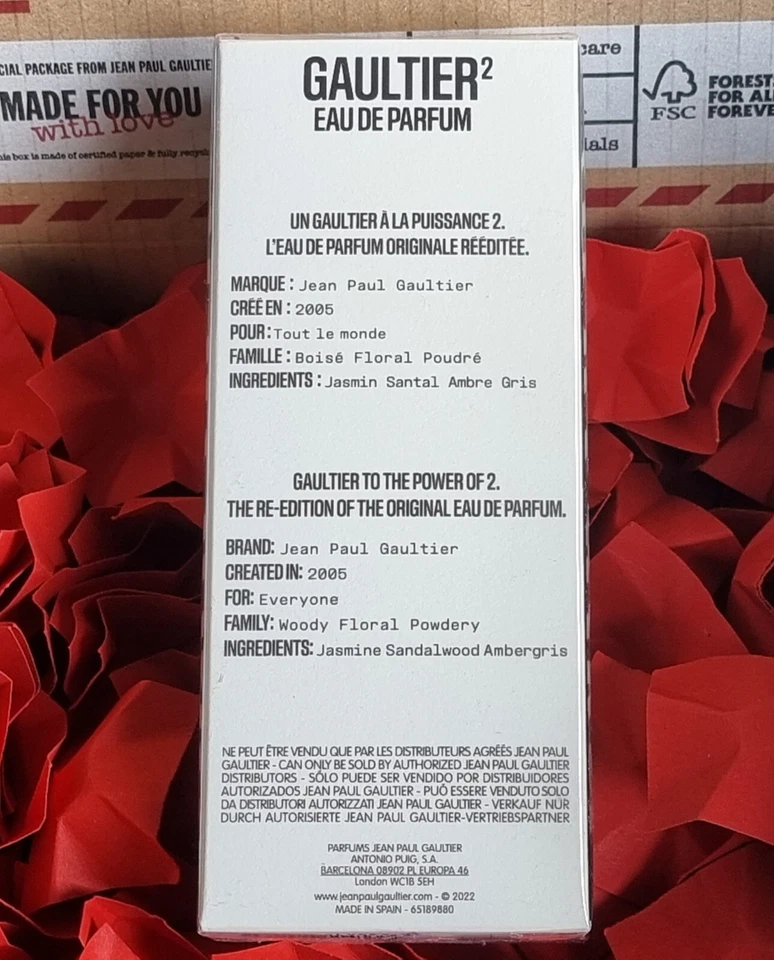 Parfum Gaultier 2 100 ml - Photo 3/4