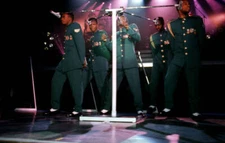 Ricky Bell Ronnie DeVoe Ralph Tresvant Johnny Gill and Michael Bi- 1988 Photo 3