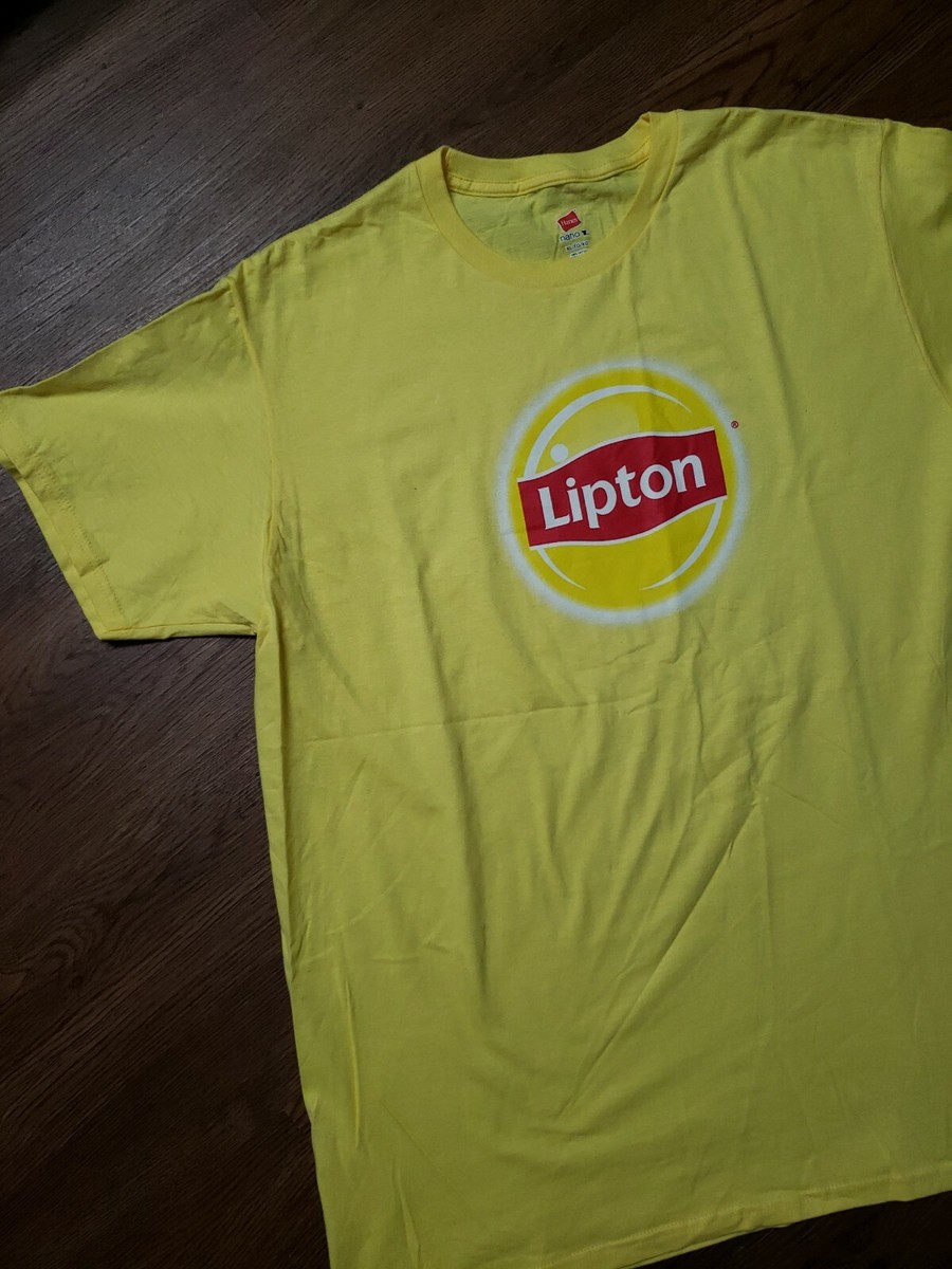 関税送料込み【DIME】Classic Grass T-Shirt (Yellow) Official Licensed Lipton Tea Logo Men's Classic Yellow T