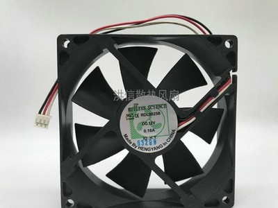 1 PCS  RUILIAN SCIENCE  Fan  RDL9025B   DC 12V 0.16A  90*25MM    3  Pin #zc