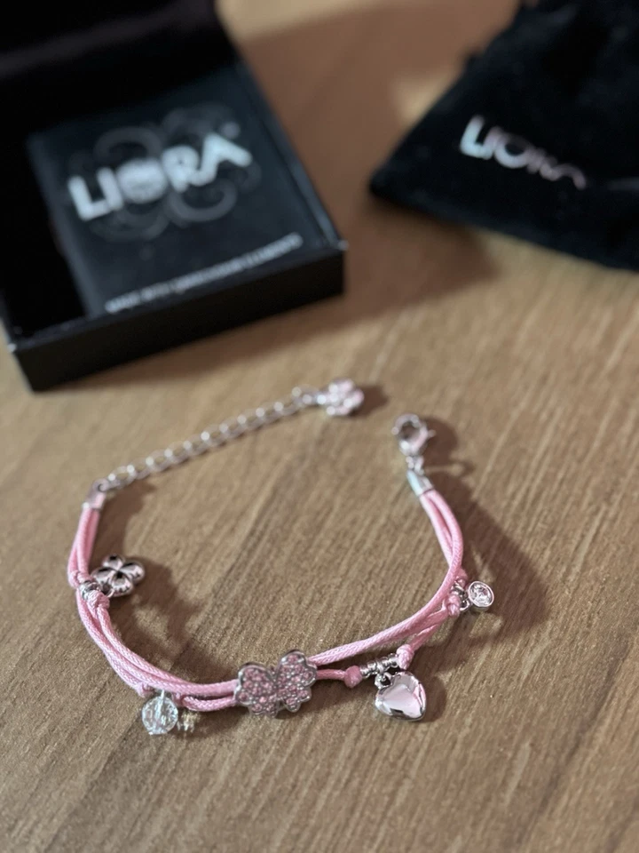 Liora Swarovski Steine Armband Für Mädchen Baby Rosa Inklusive Schachtel - Bild 3 von 4