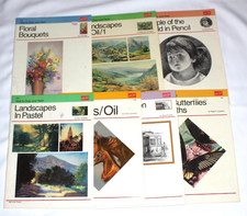 Lot of 7 - How to Draw and Paint Books Walter Foster Floral Horses Butterflies 