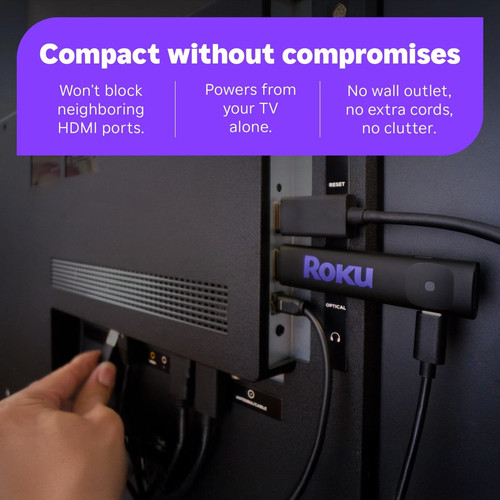 Roku Streaming Stick HD (2025) - mit Sprachfernbedienung, Free & Live TV - Bild 10 von 12