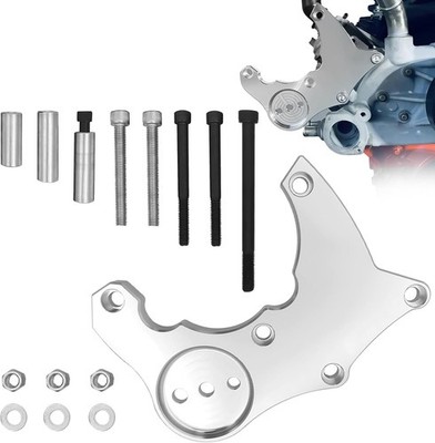R4 AC Compressor Bracket, LS High Mount A/C Bracket Fit for LS1 LS2 LS3 LS6 Truc