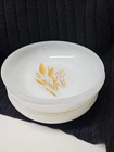 Fire-King Wheat Pattern Milk Glass 6” Bowls Lot of 4 Anchor Hawking Vintage