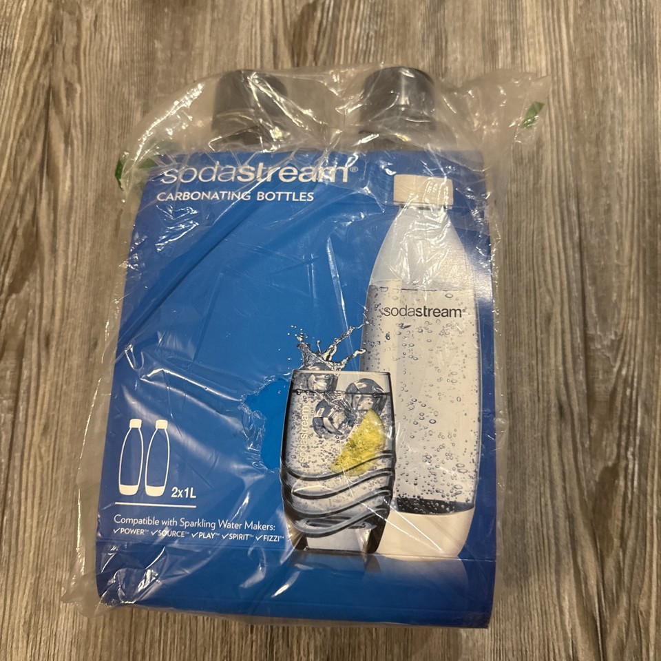 SodaStream Sodastream - Carbonating Bottles | Store Even More Fizzy Drink Favorites In Your Fridge | Dishwasher Safe | Slim Design: Fits In Most Car Cup Holders | 34 Fl Oz - 5