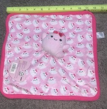 Parents Choice Pink Ghost w/Bow Print Lovey NWT