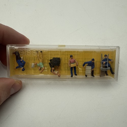 PREISER 0016 ESCALA HO REPARTO HOMBRES CON CARGAS EN ESTUCHE PLÁSTICO | Zustand: New