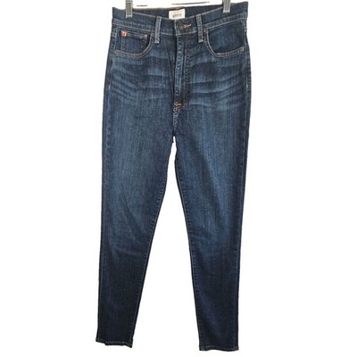 Hudson Jeans Womens 28 Blue Center Stage Ultra High-Rise Super Skinny Ankle Dark