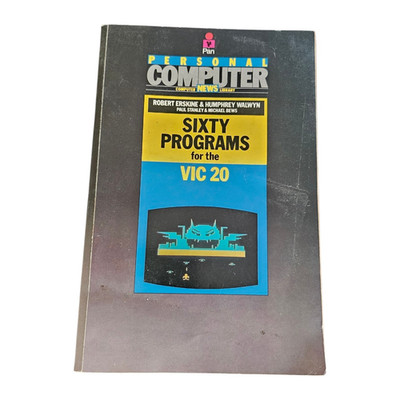 VIC-20 Sixty Programs Book - Retro Computing Collection - 1982 Vintage