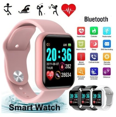 1.44inch Women Men Smartwatch Fitness Tracker Message Monitor For Android iOS