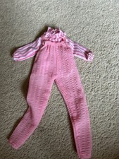 Vintage Pedigree Sindy Doll Pink Outfit Trousers And Top