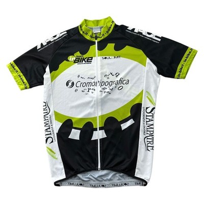 Soullimit Cycling Jersey Full Zip Racing Sportswear In Team Italy White Mens XL