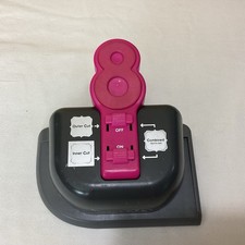 We R Memory Keepers PINK Lucky 8 Punch 3 In 1 Paper Punch Scrapbooking Crafts