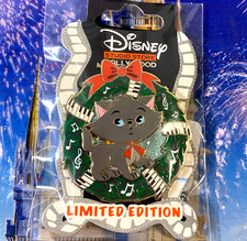 🍬 Disney DSSH DSF Christmas Holiday Cat Wreaths Aristocats Berlioz LE 400 Pin