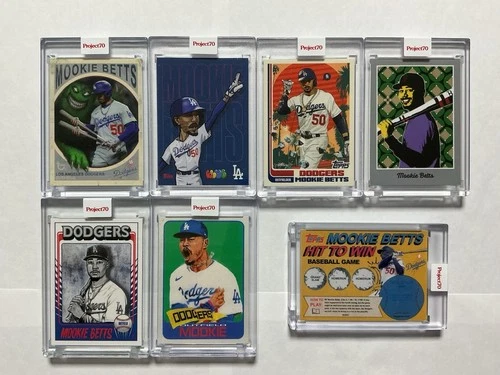 (7) Topps Project 70 - Mookie Betts - Ron English Craola Solefly Quiccs Cartoon