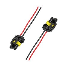 Female Adapter Wiring Harness Socket, 9005 9006 HB3 HB4 Pigtail Sockets 2 PCS