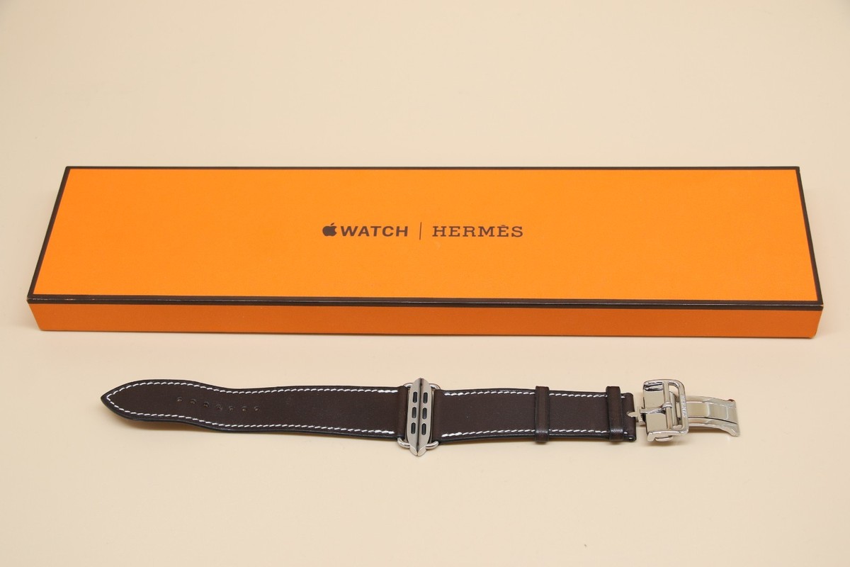 Apple Watch Hermès Single Tour 46MM Deployment Band - Ebene | eBay