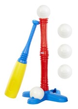 Little Tikes T-Ball Set, Red, 5 Balls, for Toddlers Ages 18 Months   Red