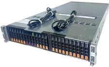 SuperMicro 2029BT-HNR 24Bay 4x X11DPT-B CSE-217B SuperServer w/ AOC-MHIBE-M1CGM