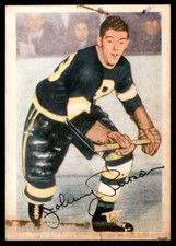 1953-54 PARKHURST JOHNNY PEIRSON  #88 GOOD 2 STAPLER HOLES TRACE OF RUST & PEN
