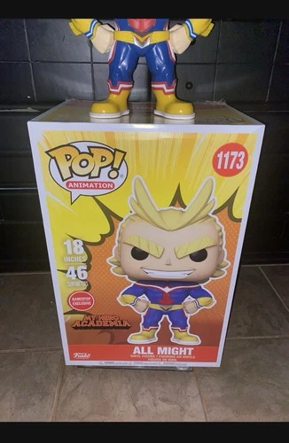 Funko Pop! Vinyl Mega 18 in All Might GameStop Exclusive My Hero Academia Figure