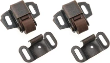 4PCS Roller Wheel Spring Cabinet Furniture Closet Door Catch Latch, Cabinet Lock