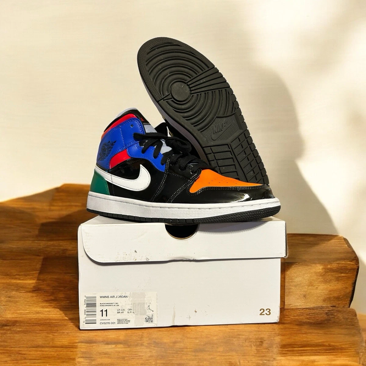 NIKE AIR JORDAN 1 Retro High OG SP Utility FB9892-002 - Size 11M / 12.5W Jordan 11 Retro SE Black W | eBay main image 4