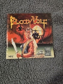 Bloody Wolf TurboGrafx-16 1990 CIB Complete Tested Turbo USA NEC TG16 DATA EAST