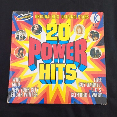 20 POWER HITS ~ ORIGINAL STARS 1973  VINYL LP ALBUM KE 297 GERMANY WHO FREE FACE