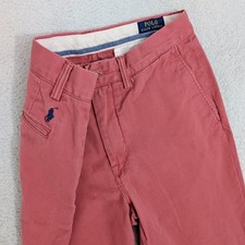 Polo by Ralph Lauren Classic Fit Men's Chino Pants 30x30 Pink Navy Pony