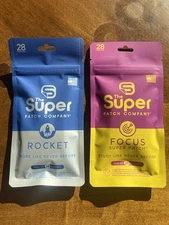 The Super Patch Company:The Focus Patch & The Rocket Patch Pack Of 28 Patches