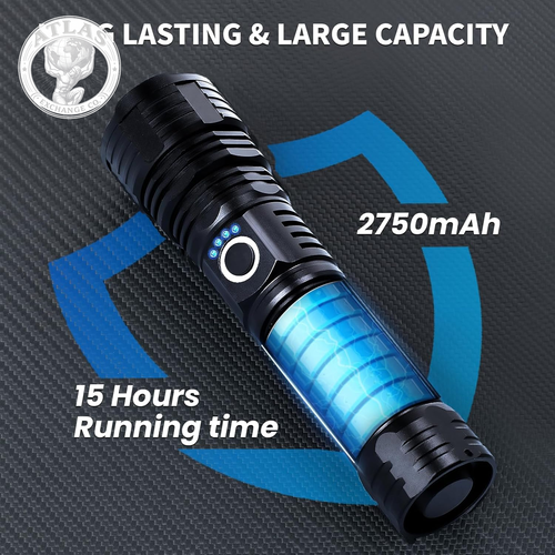 Lylting LED Taschenlampen hohe Lumen wiederaufladbar, 90.000 Lumen hellste Handhe - Bild 7 von 12
